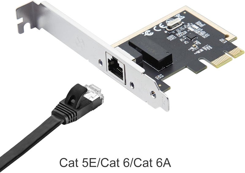 HYFIBER H!Fiber 1Gb PCIe Network Card, auto-Negotiation 10/100/1000Mb/s, Gigabit PCIe NIC with Realtek RTL8111H Chip, Single RJ45 Port, PCIe X1, 1G Ethernet LAN Network Card for Windows/Linux/MAC - Image 2