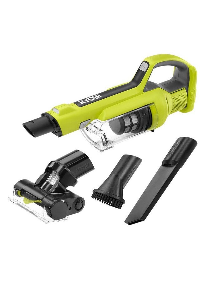 Ryobi RYOBI ONE+ 18V Cordless Hand Vacuum with Powered Brush (Tool Only) Black Green (PCL700B) (Renewed)  - Image 1