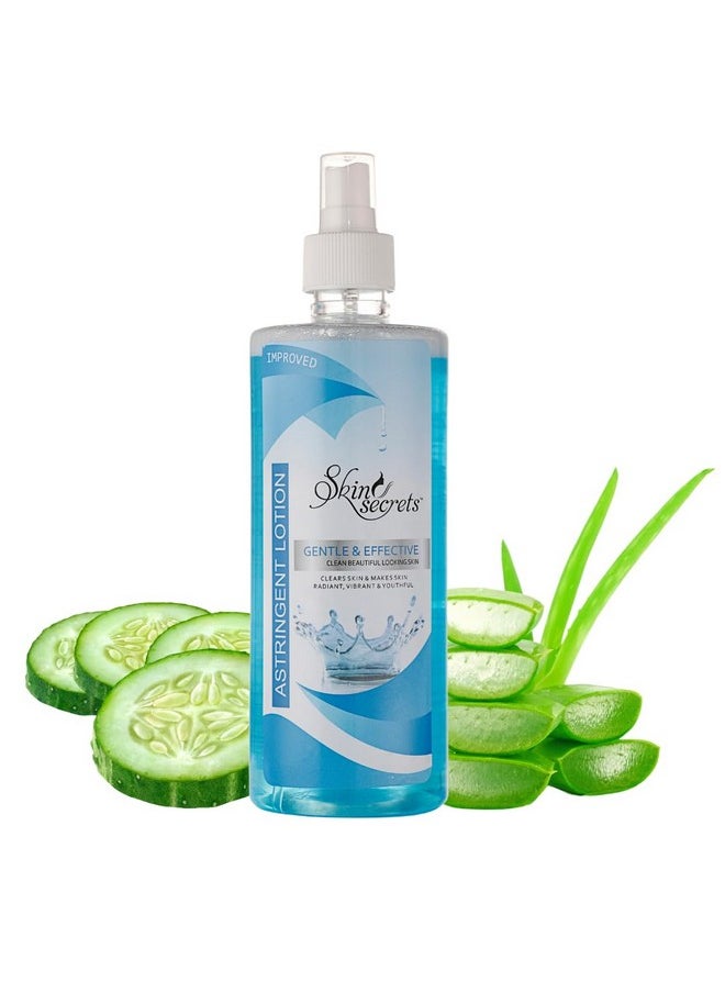 Skin Secrets - Astringent Lotion With Aloe Vera & Cucumber Extract| 500Ml, Blue - Image 1