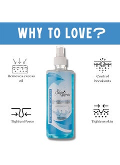Skin Secrets Astringent Lotion With Aloe Vera & Cucumber Extract| 500Ml, Blue  - Image 3