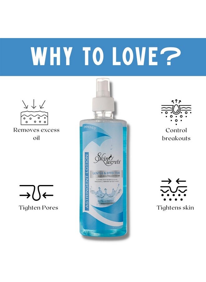 Skin Secrets - Astringent Lotion With Aloe Vera & Cucumber Extract| 500Ml, Blue - Image 1