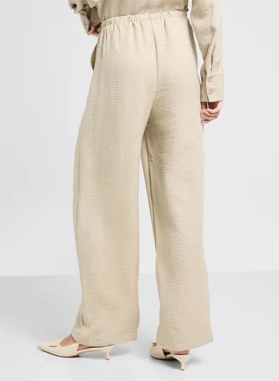 Vero Moda tailored suit wide leg trousers in colbalt blue