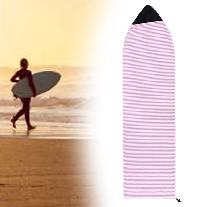 Pink Surfboard Sock Protective Cover 230cm x 50cm for Shortboard Standup Paddleboard - Image 3