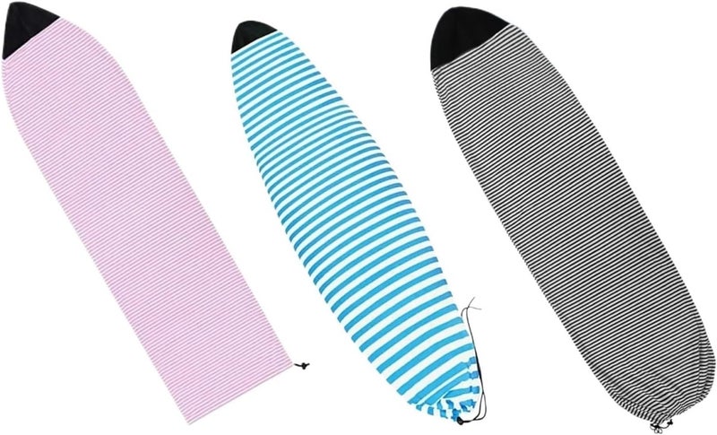 Pink Surfboard Sock Protective Cover 230cm x 50cm for Shortboard Standup Paddleboard - Image 1