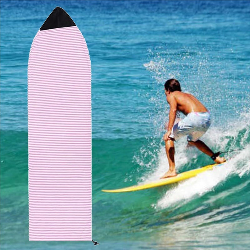 Pink Surfboard Sock Protective Cover 230cm x 50cm for Shortboard Standup Paddleboard - Image 5