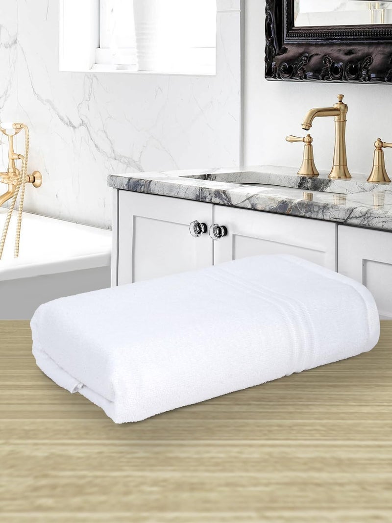 Ambra Linens Quick Dry Super Absorbent Microfiber Solid Bath Towel for Men and Women Soft Coral Towel 340 GSM - Image 1
