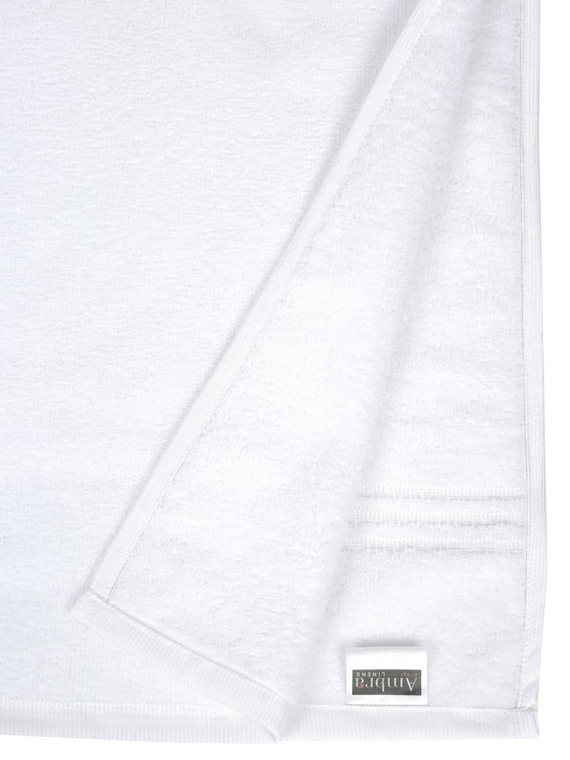 Ambra Linens Quick Dry Super Absorbent Microfiber Solid Bath Towel for Men and Women Soft Coral Towel 340 GSM - Image 5