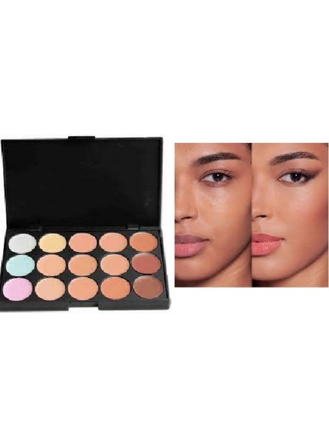 Lui Pui LUIPUI Concealer Palette 15 Color Shades - Multicolor, 22g | Full Coverage Concealer for All Skin Tones - Image 1