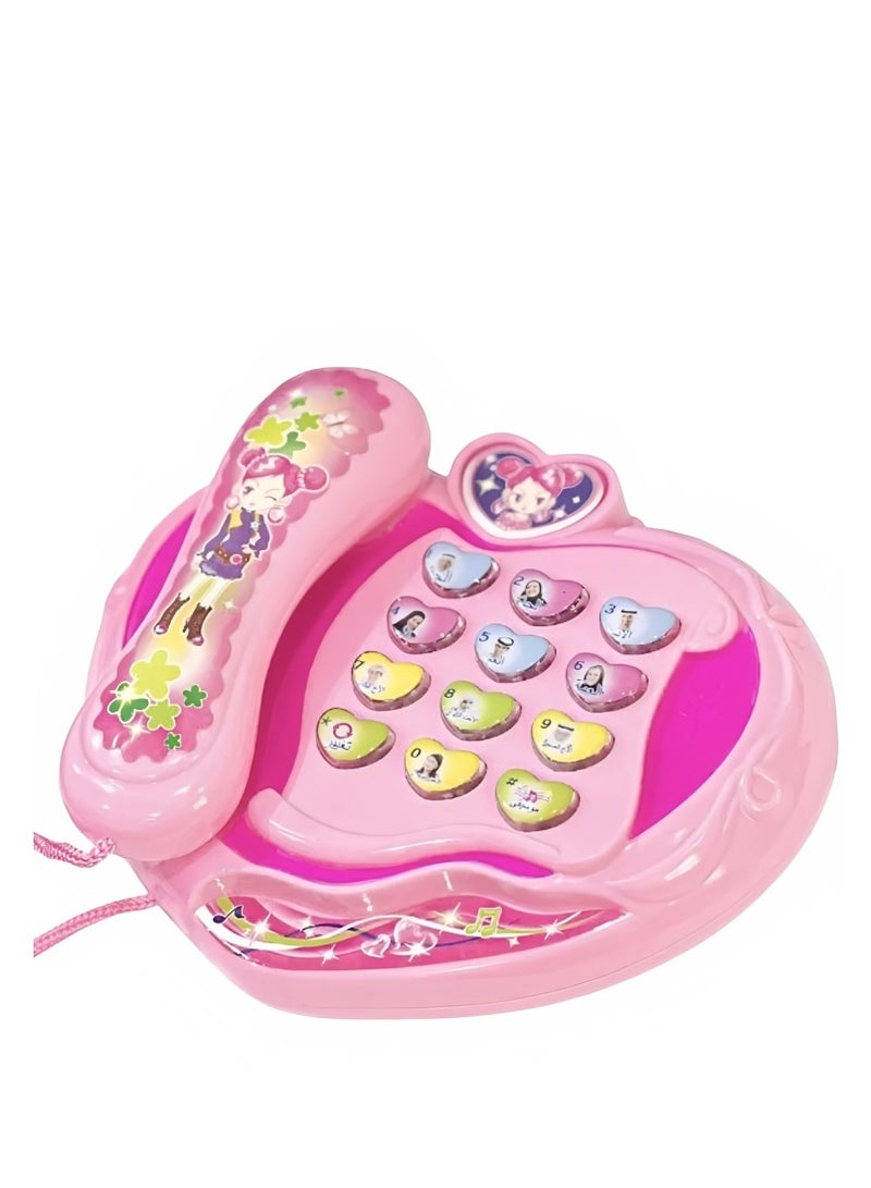 رالي لعبة هاتف موسيقي مع نموذج لعب الأدوار التعليمي للموسيقى والضوء للأطفال - Image 1