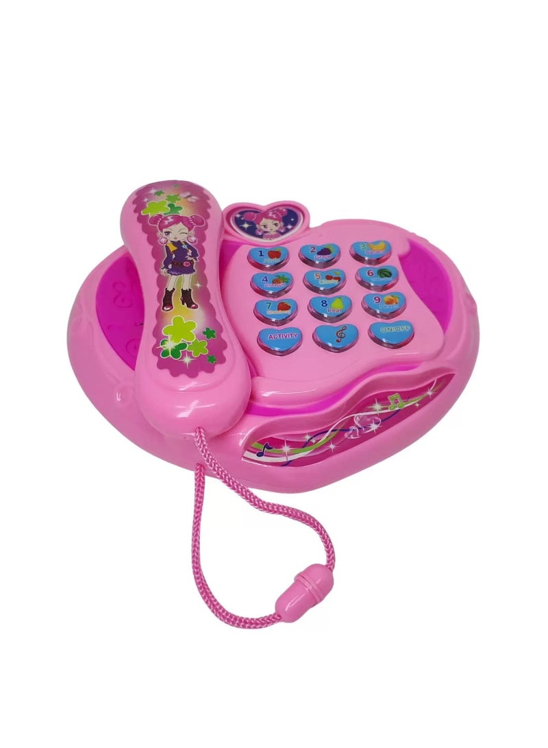 رالي لعبة هاتف موسيقي مع نموذج لعب الأدوار التعليمي للموسيقى والضوء للأطفال - Image 2