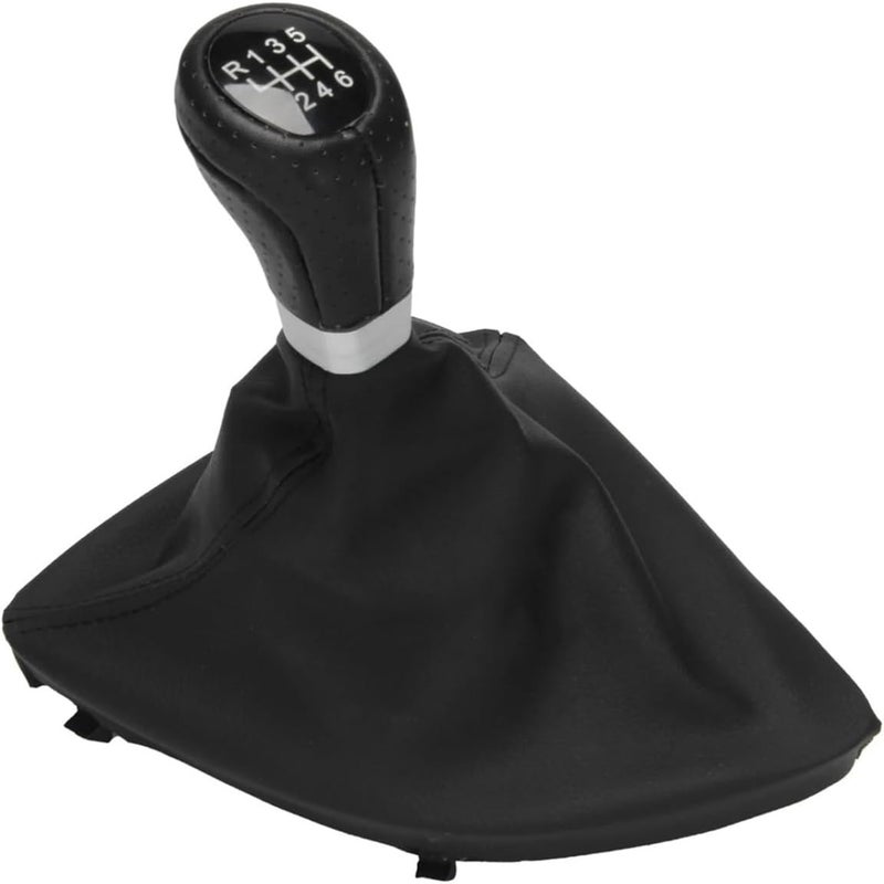 DEMULAX 6 Speed Manual Gear Shift Knob with Gaiter Boot Cover - Image 2