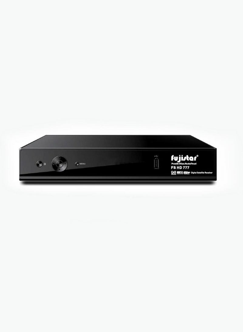 فوجي ستار جهاز استقبال الأقمار الصناعية الرقمي Fujistar Ultra 4k HD 1080p من سلسلة SP، مناسب لمعدِّلات القنوات 16 وهوائي الطبق، 5000+ قناة PAL/NTSC، بحث تلقائي عن الشبكة FS HD-777