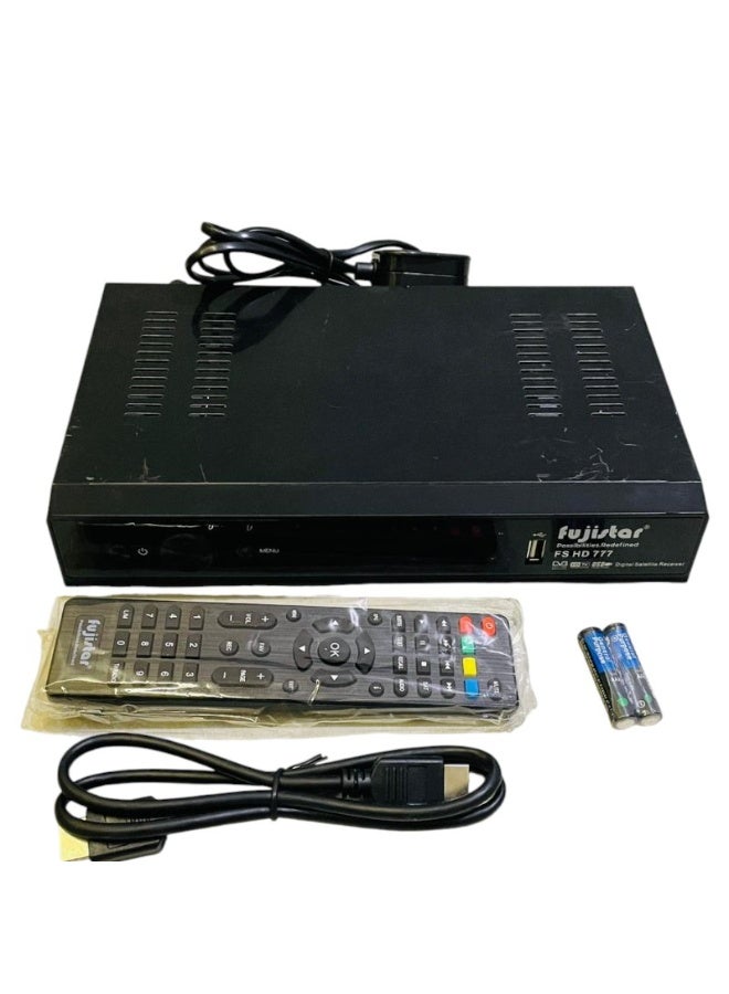 فوجي ستار جهاز استقبال الأقمار الصناعية الرقمي Fujistar Ultra 4k HD 1080p من سلسلة SP، مناسب لمعدِّلات القنوات 16 وهوائي الطبق، 5000+ قناة PAL/NTSC، بحث تلقائي عن الشبكة FS HD-777 - Image 5