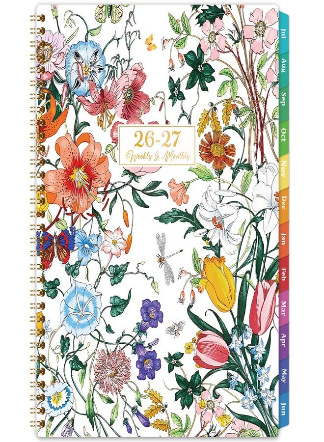 Lortarl Planner 2026-2027 - 2026-2027 Planner Weekly and Monthly from Jul. 2026 - Jun. 2027, Academic Planners with Colorful Tabs and Inner Pocket, 8.5" x 11" - Image 1