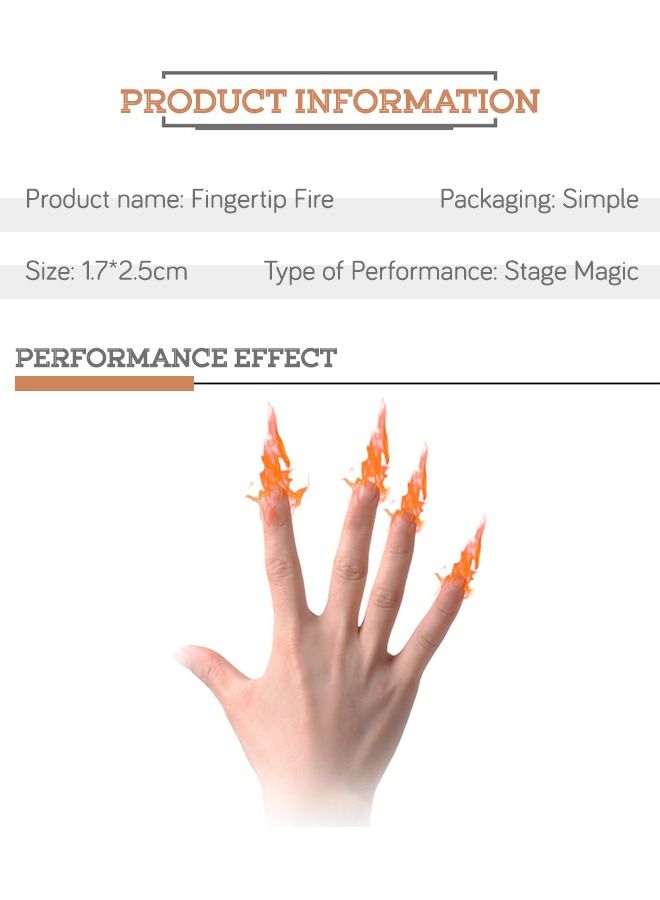 GROIC Finger Fire Magic Toy for Kids Stage Prop - Image 2