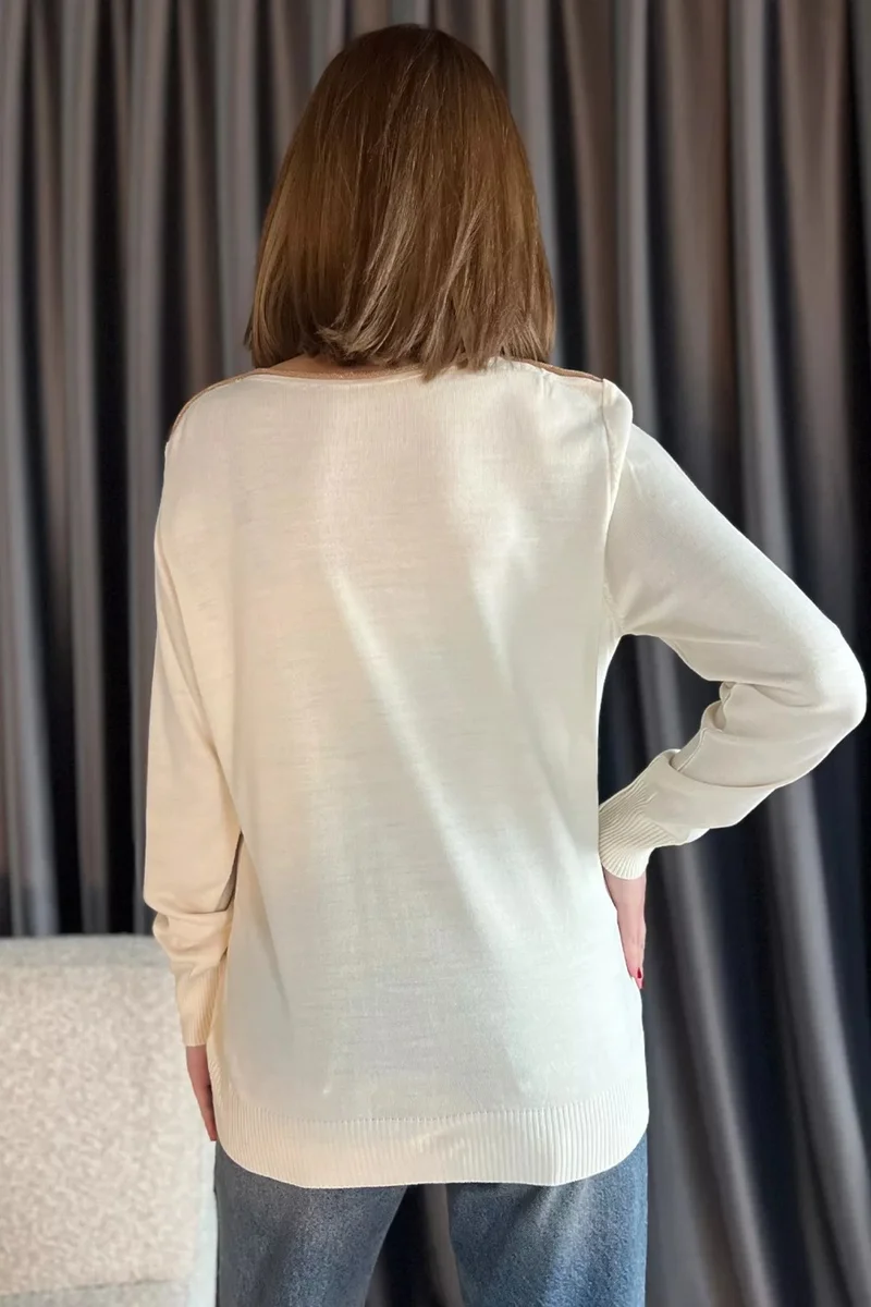 جولسلي Gulseli Women's Pocket Knitwear Sweater