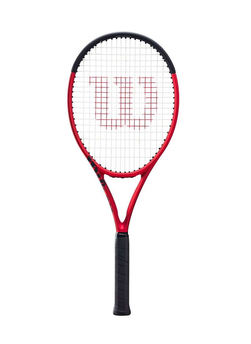 Wilson - Clash 100Ul V2 Tennis Racket, 16X19, Adults, Intermediate/ Advanced - Red/ Black - Image 1