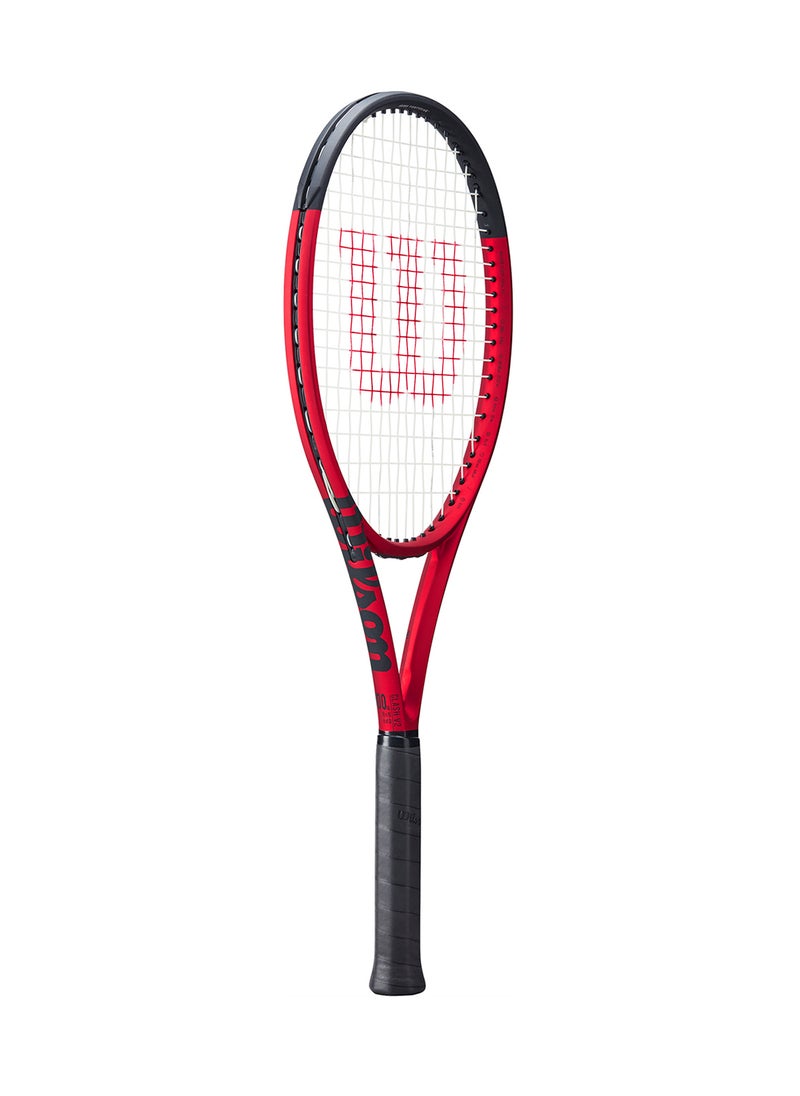 Wilson - Clash 100Ul V2 Tennis Racket, 16X19, Adults, Intermediate/ Advanced - Red/ Black - Image 1