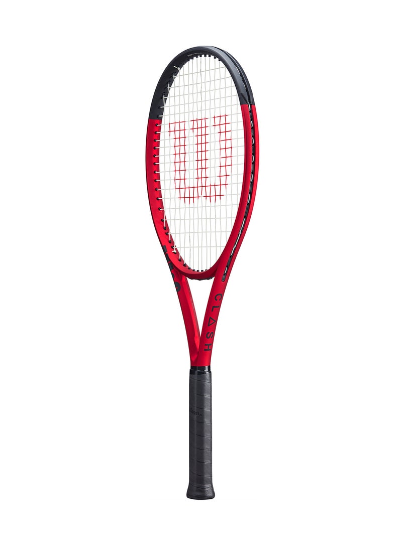 Wilson - Clash 100Ul V2 Tennis Racket, 16X19, Adults, Intermediate/ Advanced - Red/ Black - Image 1
