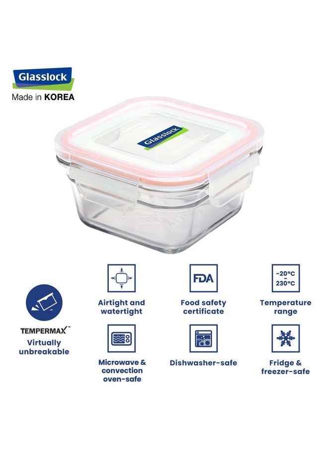 GLASSLOCK Korea Tempered Glass Baking Dish Oven, 1650 ml, Square - Bakeware with Lid, Airtight - Kitchen Food Storage Container, Fridge Microwave Safe - pzsku/Z99153D52C968518E6A54Z/45/_/1738306628/a2329f22-4384-43cf-a5a0-129b5dfcdb03