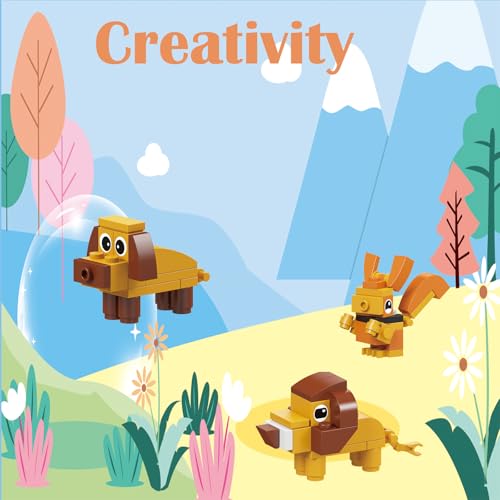 BRICHBROW Animals Building Blocks Party Favors for KidsGifts Kids Prizes Goodie Bag Fillers Carnival PrizesBirthday 12 in 1 Animal - Image 5
