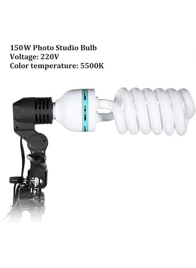 erorex 150W Energy Saving E27 Light Bulbs 5500K Photography Studio Daylight Lamp 3  - Image 3