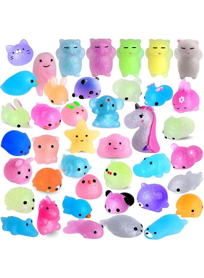 30 Pieces Decompression Glitter Animal Toy 4 x 3.4 x 2.5cmRandom style - Image 1