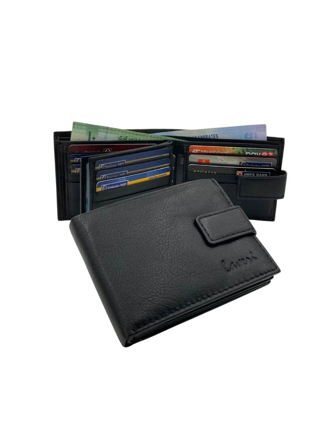 LAVERI LEATHER Antq, Smooth Leather Wallet Inside Leather Lining - Image 1