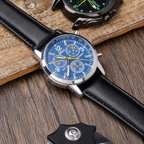 Berfine 18mm Black Calf Leather Watch Band Replacement,Extra Soft Watch Strap for Men Women - Image 4