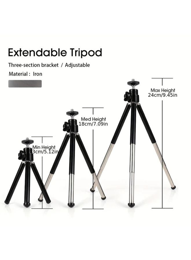 10 Inch Adjustable Desk Lamp With Metal Three Section Bracket - Image 5