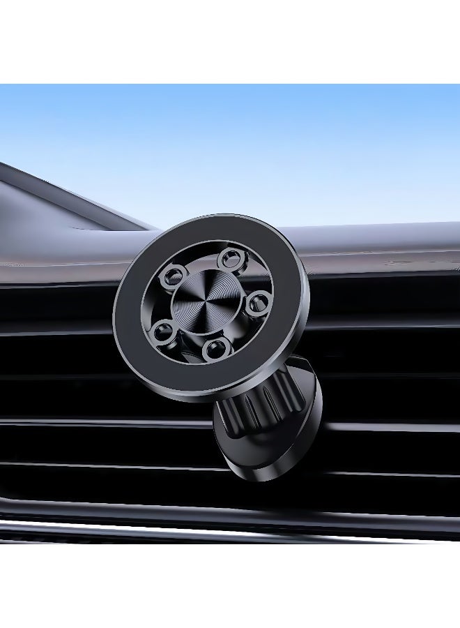 Magnetic car phone holder, air outlet friendly hook, strong magnet, one-handed operation, rotatable, suitable for various phones - Image 2