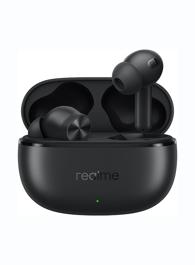 realme Buds T200x TWS Earbuds with Mic 12.4mm Bass Drivers, 25dB ANC Pure Black - Image 1