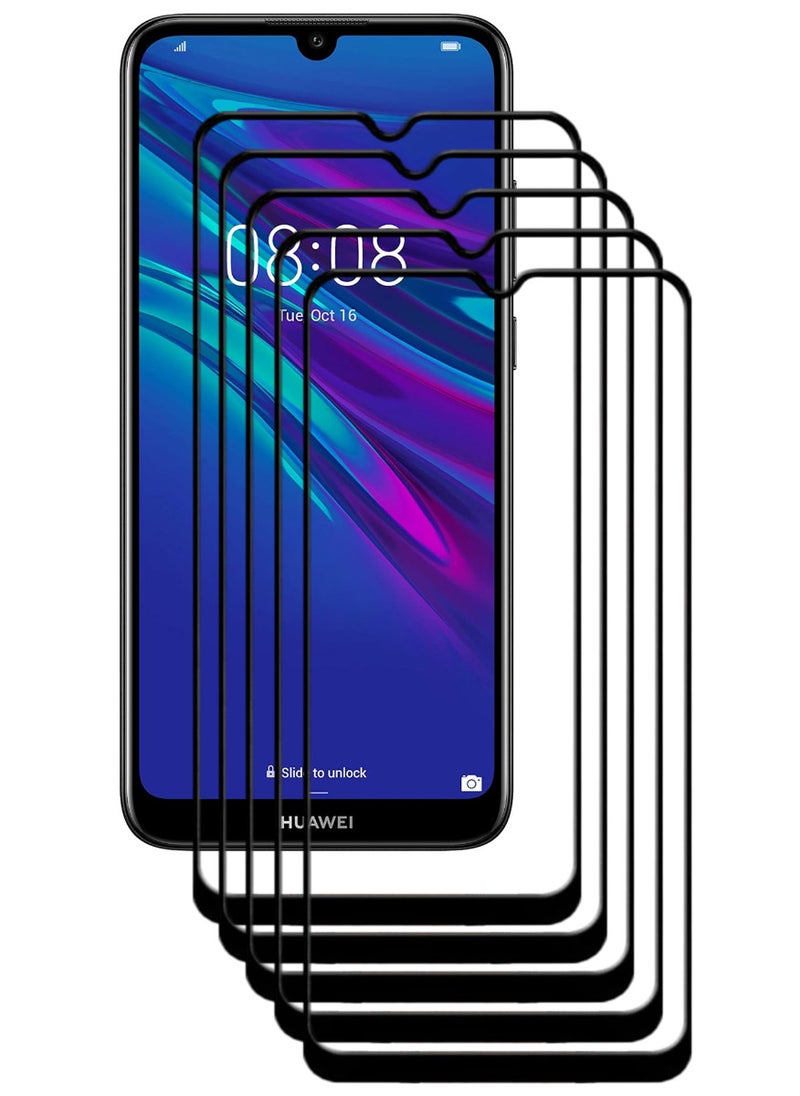 ACLIX 5 Pieces Antistatic ESD Dustproof Premium Quality High Definition Tempered Glass Screen Protector Designed For Huawei Y6 (2019) - Image 1