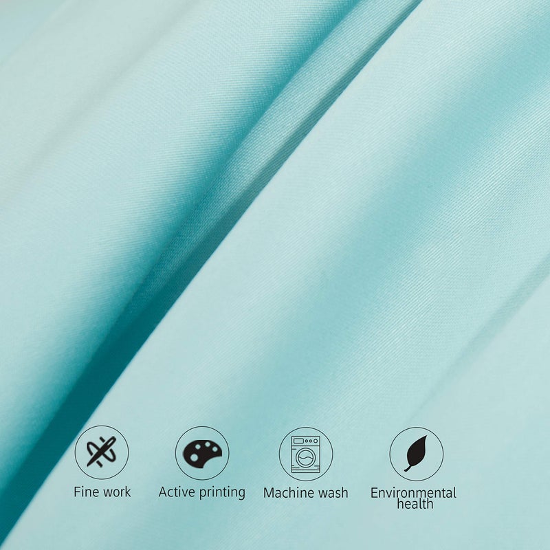 إن تي باي NTBAY COTTON 26X26 EURO SHAM COVERS - 500 THREATH COUNT COTTER COTTON COTTON EURO COVERS 2 Pack Super Super و Breatable 26x26 Cover Cover Comple Palow Cases 26 × 26 بوصات أكوا  - Image 2