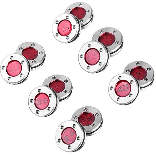 Gofotu 2pcs 5g-40g Golf Custom Weights Compatible with Titleist Scotty Cameron Golf Club Putters Newport Red (2PCS 15g(Doesn't include Wrench)) - Image 1