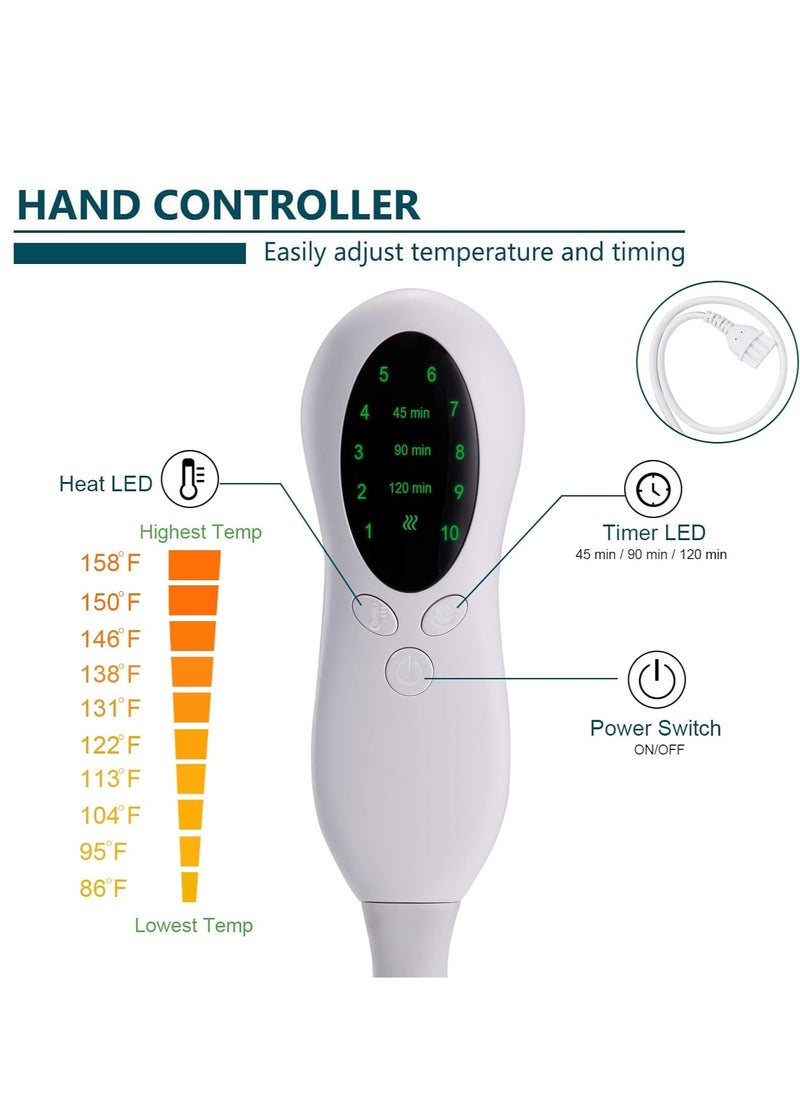 Heating Pad, Electric Heat Pad for Back Pain and Cramps Relief Electric Fast Heat Pad with 10 Heat Settings Auto Shut Off Machine Washable 12" x 24" - pzsku/Z9915CFF264314FEBF9B6Z/45/_/1732691655/89c3b127-e180-4f95-ba61-aef7a330c1b0