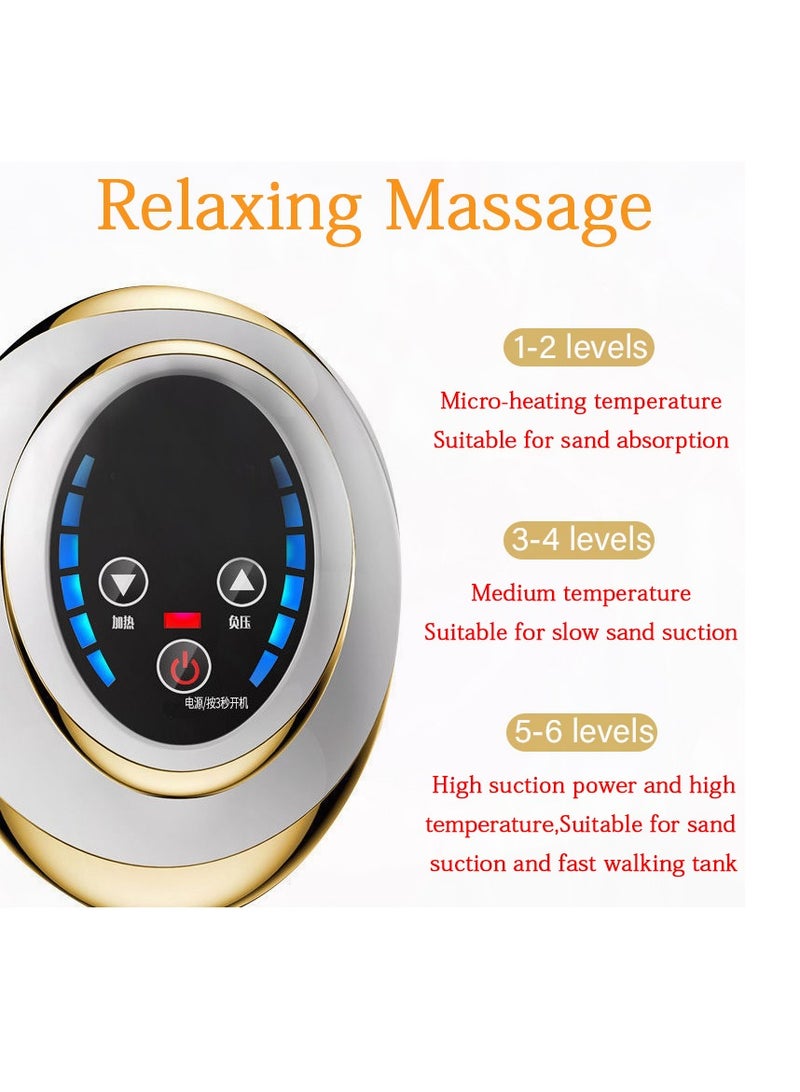 AROAQ Electric Cupping Massager, portable and durable Electric Cupping Therapy,  Fat Burner Anti-cellulite Massager for Neck, Shoulder, Back, Leg, and Body Massage, ( Gold Style 1) - Image 3