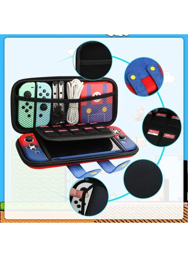 حقيبة حمل لطيفة لجهاز نينتندو سويتش - حقيبة حمل محمولة صلبة واقية للسفر لوحدة تحكم سويتش وملحقاتها - Image 5
