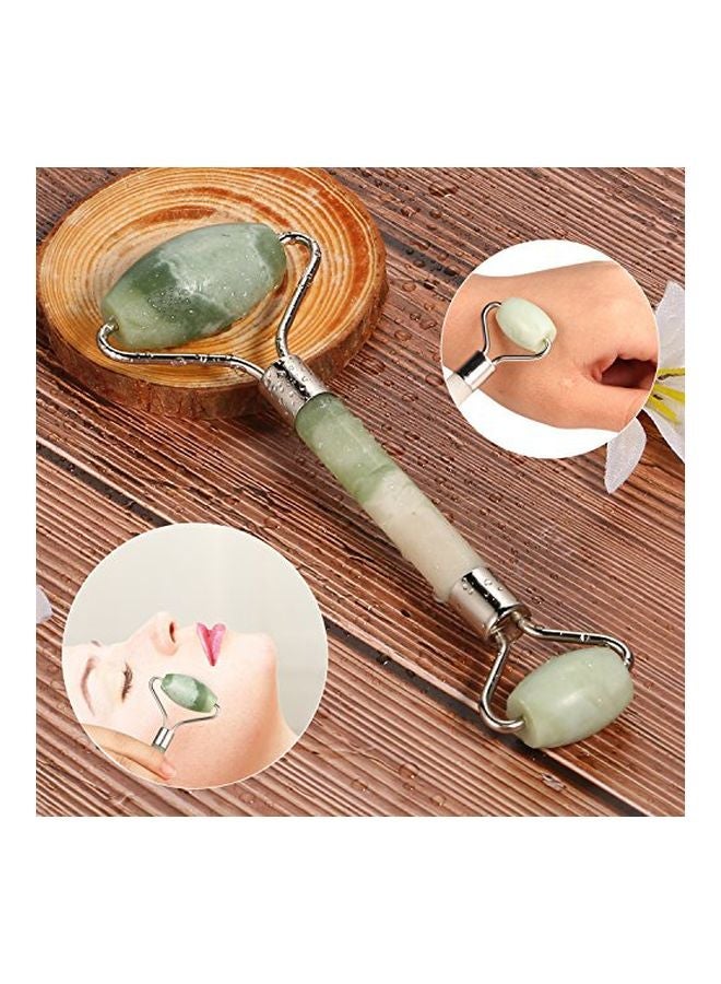 إسكدنيا رولر لتدليك الوجه أخضر/فضي - Image 2