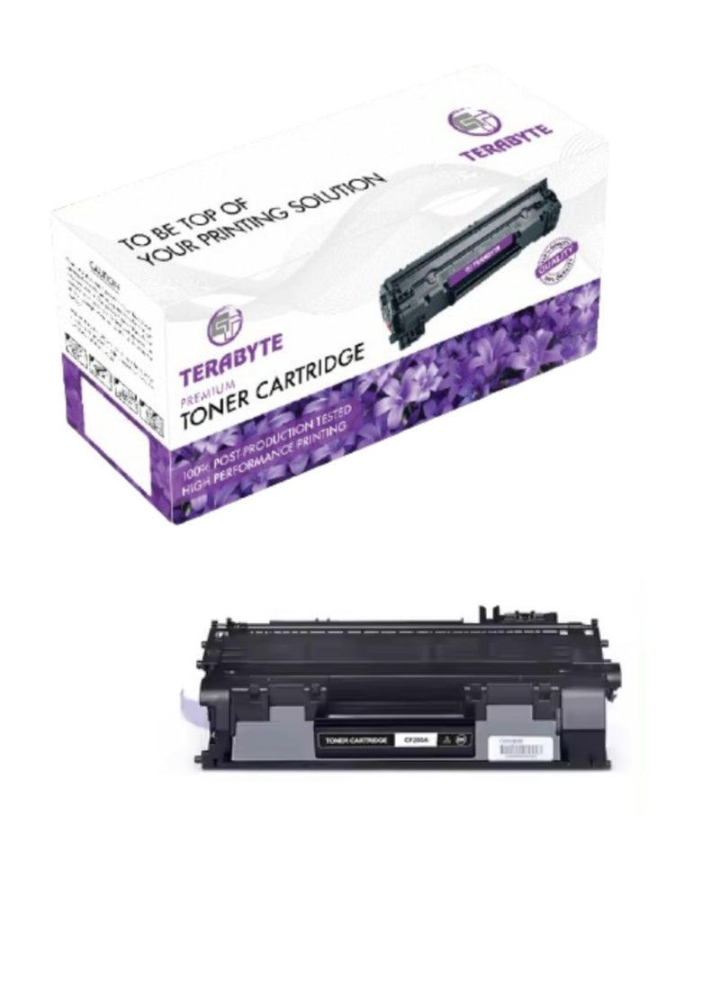 Terabyte CE505A /CF280A/05A / 80A Toner Cartridge for use in Laserjet Pro 400 M401a M401d M401n P2030 2035 P2050 Printer  - Image 1