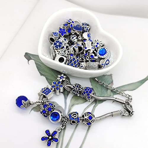 YIQIFLY 40pcs Jewelry Making Charms Rhinesotone Beads Assorted Colors and Styles Randomly (04) - Image 4
