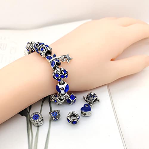 YIQIFLY 40pcs Jewelry Making Charms Rhinesotone Beads Assorted Colors and Styles Randomly (04) - Image 3
