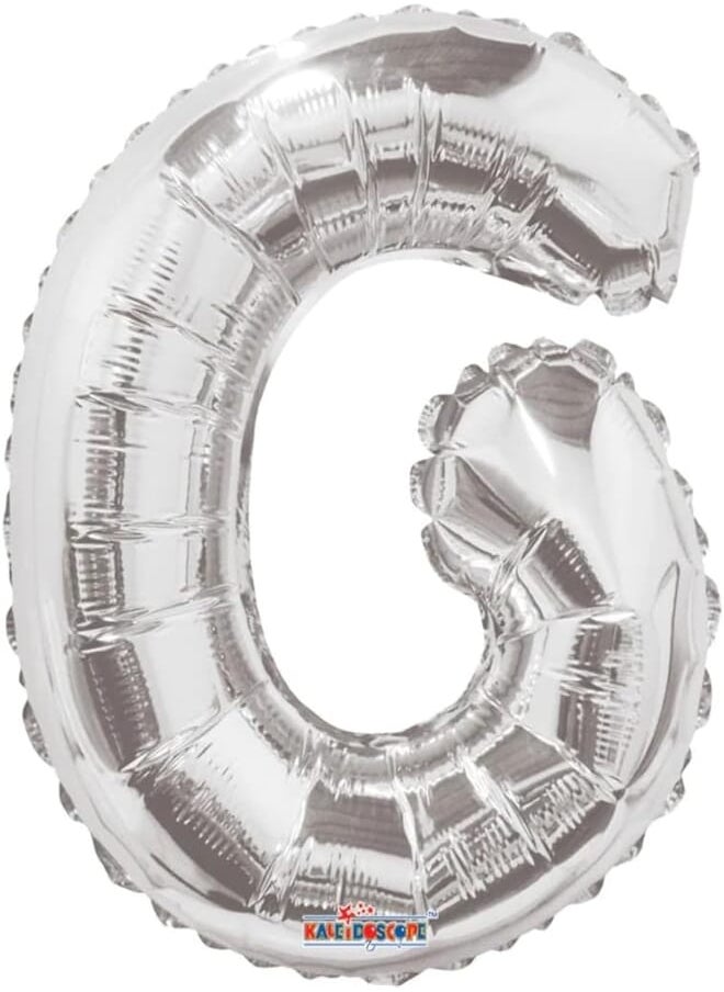 Mayflower Products - Balloons - 14" Shaped Letter Silver - G - Image 1