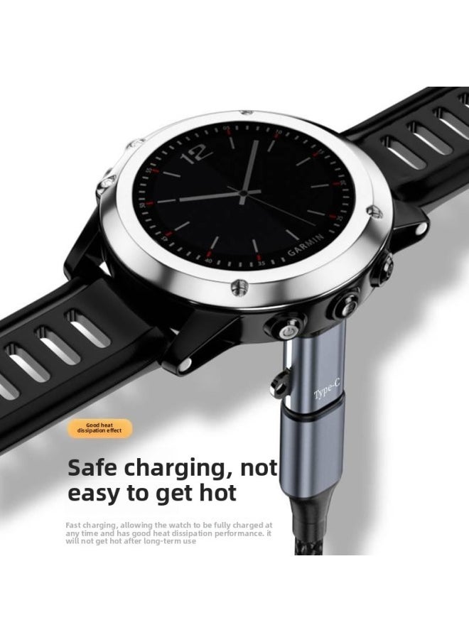 Applicable To Jiaming Watch Charger Adapter GARMIN 245M/255M/265/165 Converter Connector-color:Three-dimensional Curved Model-Model Specifications:Old Android Micro USB Female Port