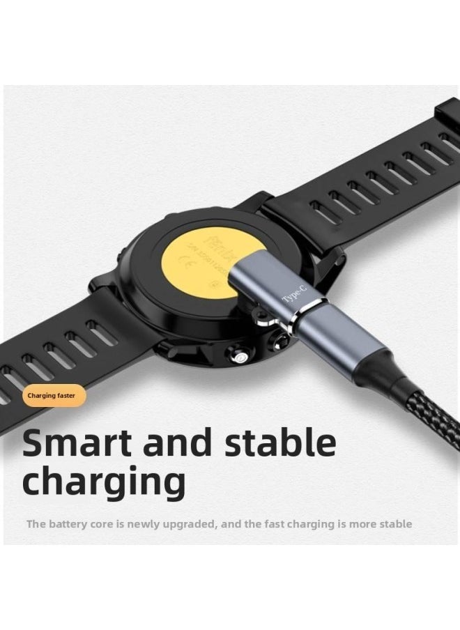 Applicable To Jiaming Watch Charger Adapter GARMIN 245M/255M/265/165 Converter Connector-color:Three-dimensional Curved Model-Model Specifications:Old Android Micro USB Female Port