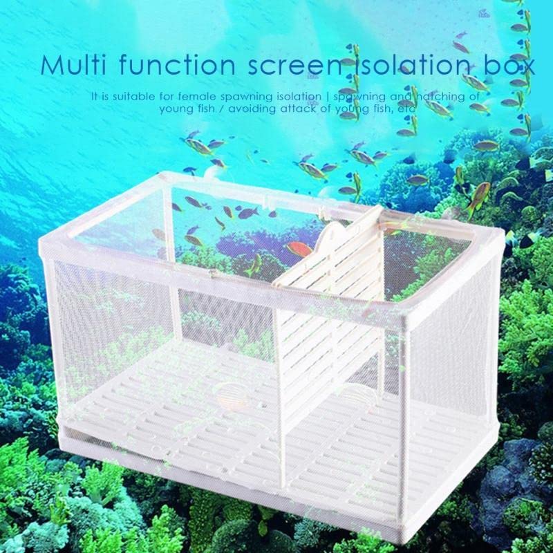 VAYINATO Boyu Aquarium Fish Breeding, Isolation, Hatchery Box For Fish Fry Net Box(Large Nb-3202A Double With Bottom Tray) - Image 2