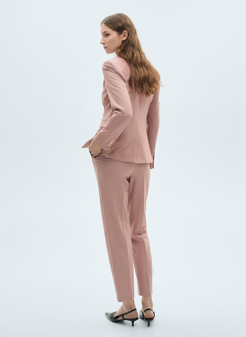 MANGO Tailored Fitted Suit Blazer  - Image 2