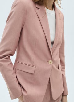 MANGO Tailored Fitted Suit Blazer  - Image 3