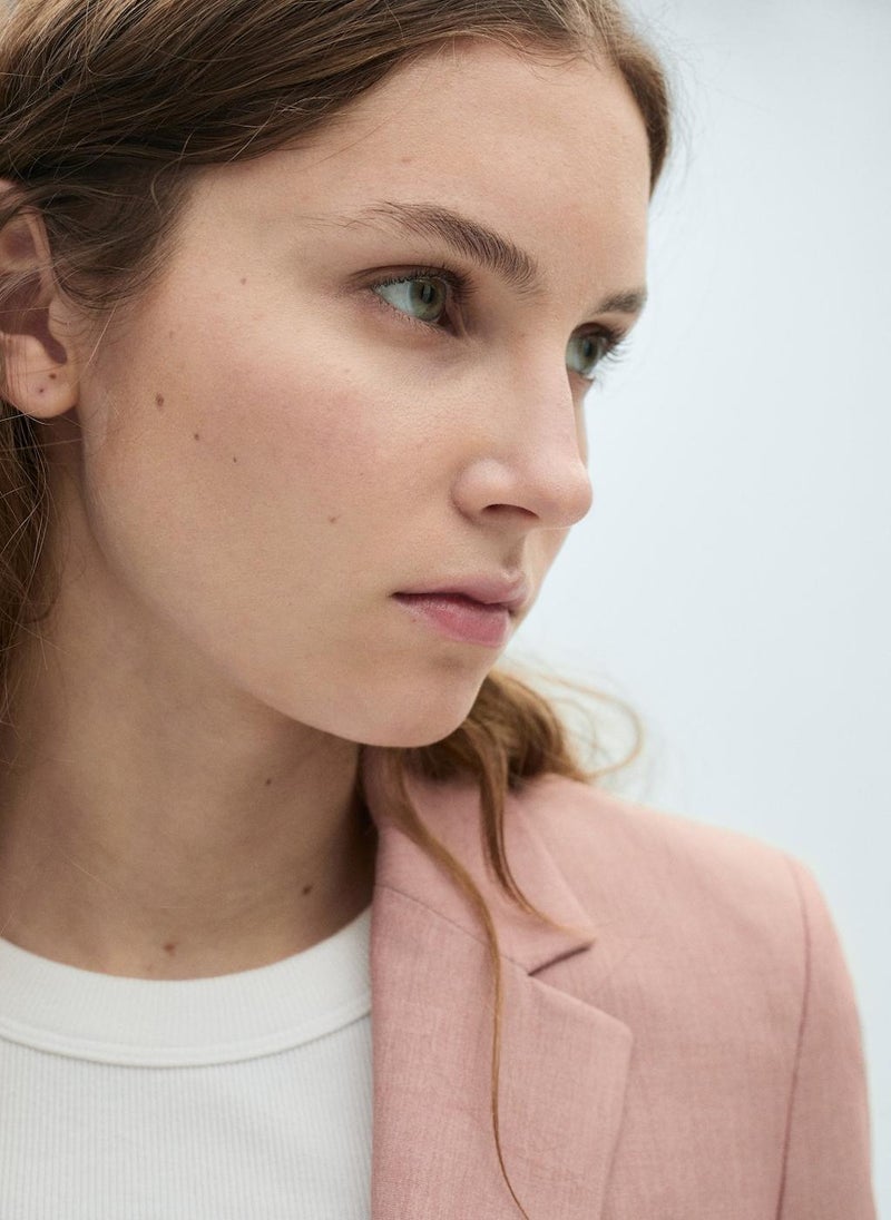 MANGO Tailored Fitted Suit Blazer  - Image 4
