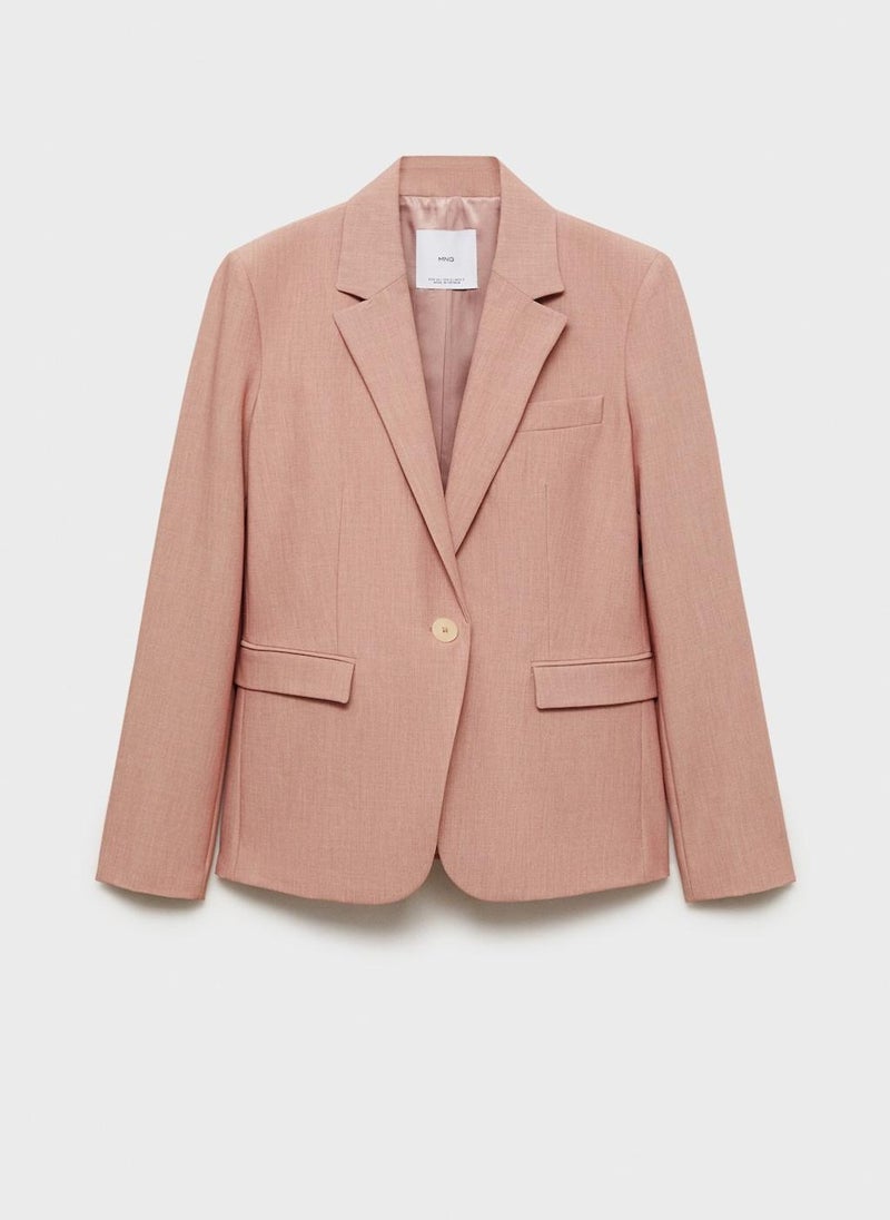 MANGO Tailored Fitted Suit Blazer  - Image 5